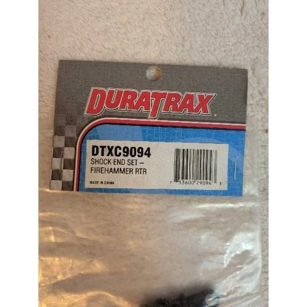 DuraTrax DTXC9094 Shock End Set Firehammer RTR RC Car Parts Black